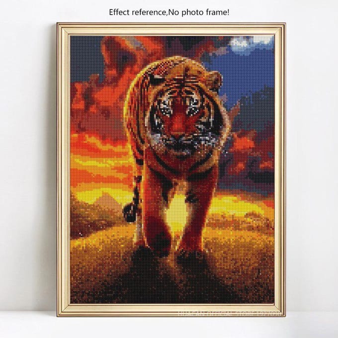 Broderie Diamant Animaux Diy Peinture Diamant Peintures Strass Vente Point de Croix 20X30 black