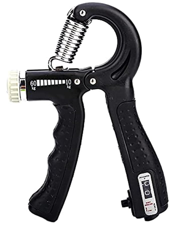 Verstelbare Handtrainer voor Krachttraining - Griptrainer met 10-60 kg Instelbare Weerstand