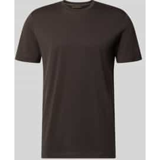 T-shirt van katoen met ronde hals
