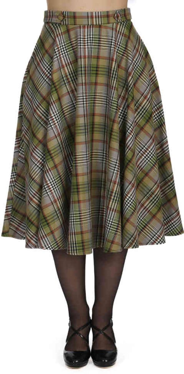 Banned - Sophia Check Rok - XS - Groen