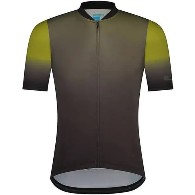 Shimano Evolve Avventura Korte Mouw Wielertrui Groen XL Man