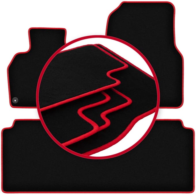 CARLUX-RED automatten voor: Renault Espace IV minivan (2002-2014)