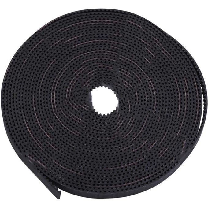 Kit Ensemble Imprimante 3D 8pcs Poulie de Distribution 2GT Alésage 8mm+5 Mètres Courroie Large 6mm+16 Vis black