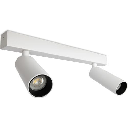 KS Verlichting opbouwspot - Vigo 2 plafondlamp - Wit - GU10 - Aluminium