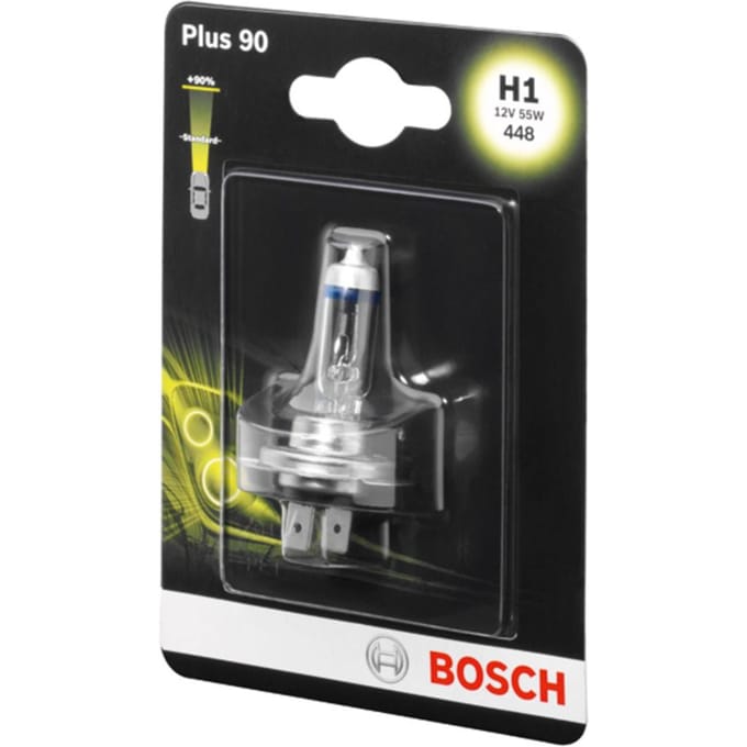 Lamp Halogeen BOSCH H1 Plus 90% 12V, 55W