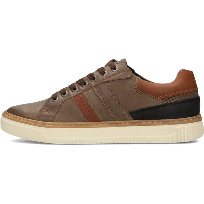 Vaton philos 2 sneakers heren olijfgroen leer