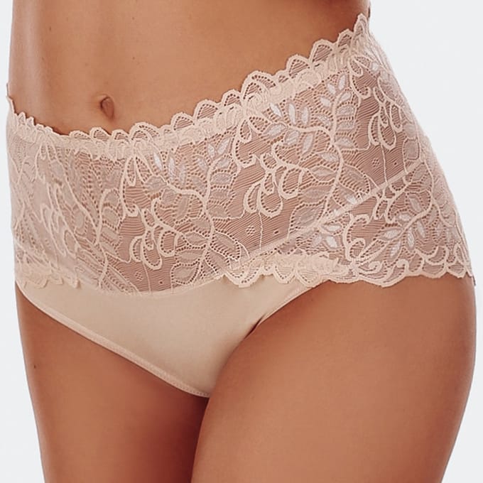 Funny Day INTIMO Lilly - Dames slip hoge taille S beige
