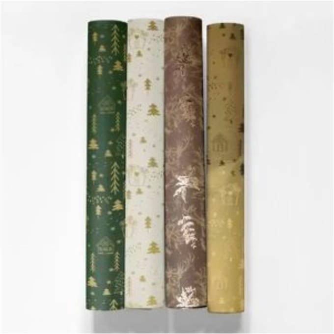 Kerst cadeaupapier cozy x-mas, 150 x 70 cm