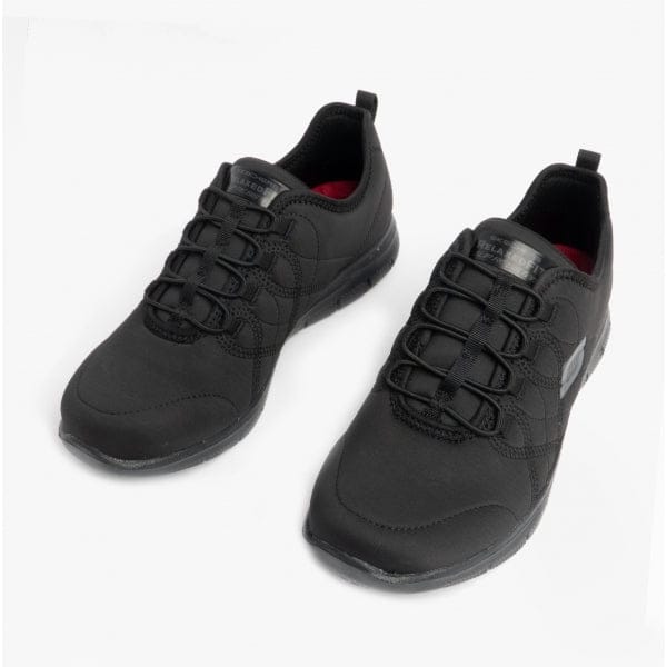 GHENTER SRELT SR Dames Jersey Brei Sneakers Zwart