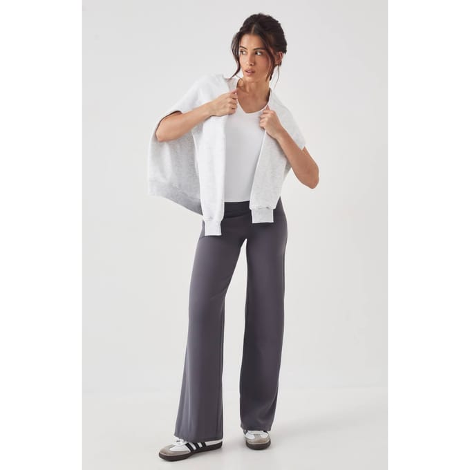 Dames DSGN Studio Ultra Sculpt Rechte Pijp Broek | Charcoal | Maat: 2XL