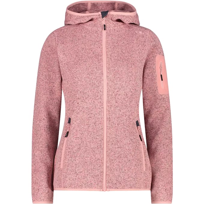 Dames fleece met capuchon CMP