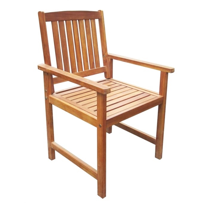 vidaXL - Tuinstoelen - 2 - st - massief - acaciahout - bruin