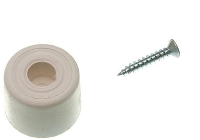 10 Stuks Witte Ronde Deurstopper 28MM - Multifunctionele Buffer voor Deuren