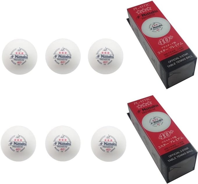Tafeltennisballen 3-Ster Premium 40+ Plastic Bal (ITTF Goedgekeurd)