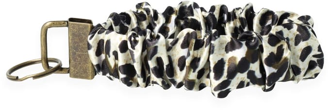 Lajetti - Scrunchie Sleutelhanger Panterprint - Sleutelbos