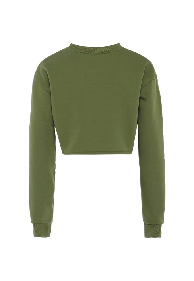 Mymo Sweatshirt Dames Militair