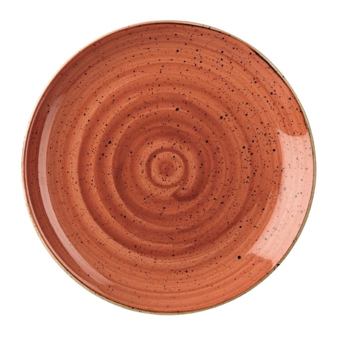 Churchill Stonecast Spiced Orange Evolve Coupe Bord 21.7cm (12 stuks)