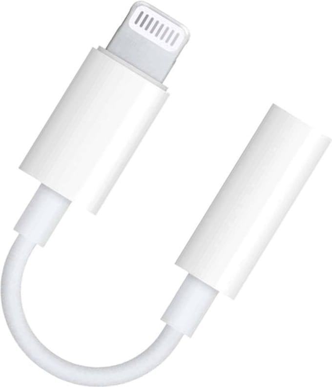 Lightning naar 3.5mm AUX Adapter – Geschikt voor iPhone en iPad – Audio Verloopstukje