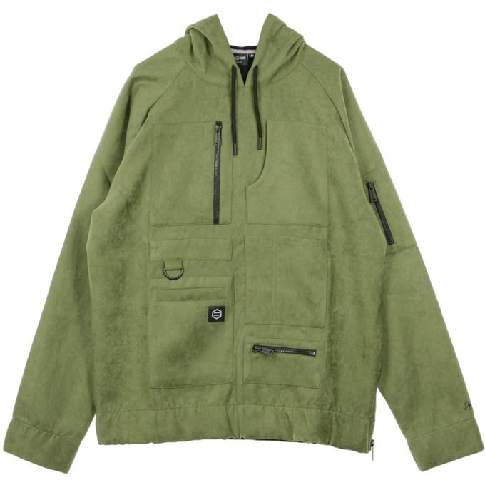 Speciale herenhoodie olijfgroen