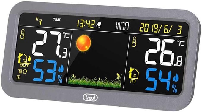 Draadloos Weerstation met Binnen- en Buitenunit
