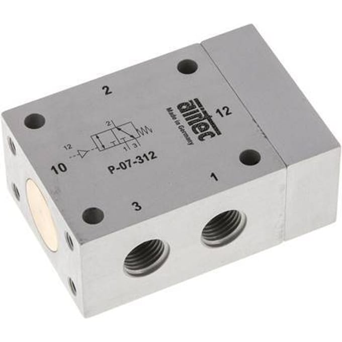 3/2 G1/4'' (G1/8'') Luchtgestuurd Ventiel -0.95-10bar/-13.2-140psi Airtec