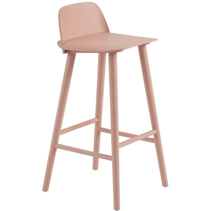 Muuto Nerd barkruk - tan rose - hoog