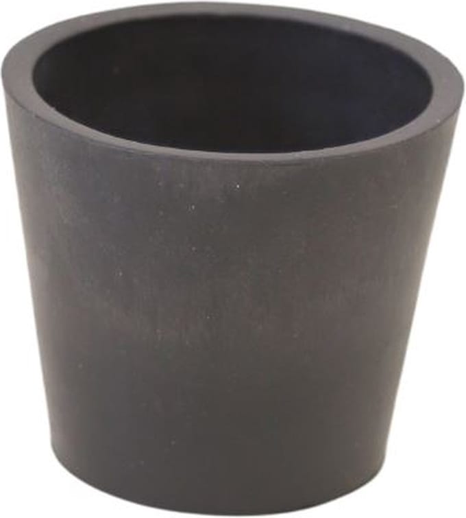 Famiflora pot Amsterdam Mini - Diameter 8cm - Grijs - Eigentijds design dat moeiteloos in elk interieur past en direct stijl toevoegt