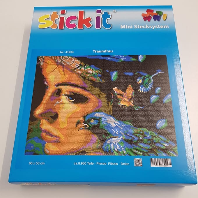 Stick-it Droomvrouw, ca. 8.100 steentjes, compatibel met Ministeck