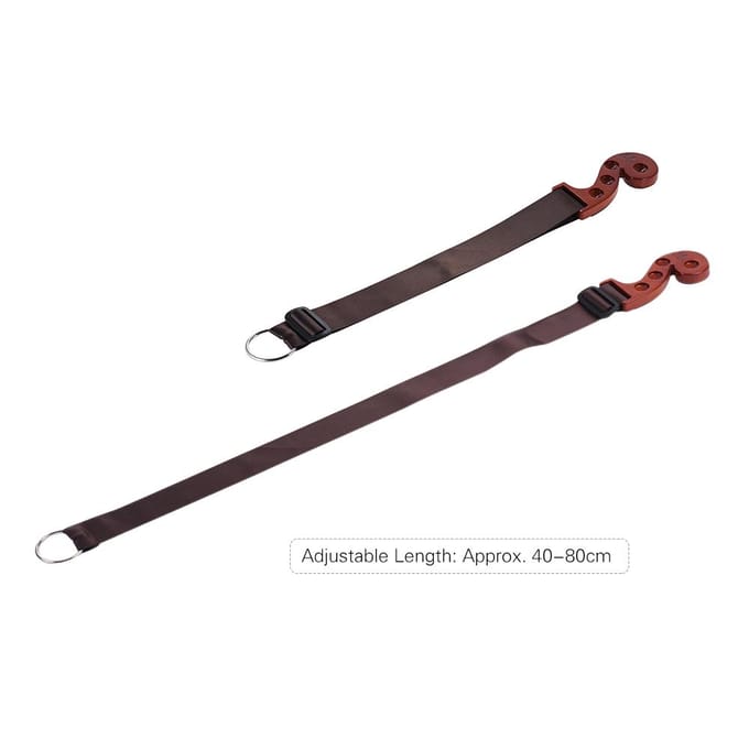 Massief houten cello eindpen antislip stop houder rust anker bescherm pad rode houtkleur rood