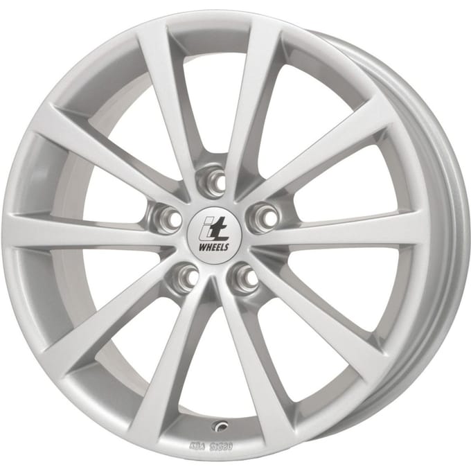 Aluminium velg 16 inch ITWHEELS Alice 5x112 6,5J ET47, Kleur Glanzzilver