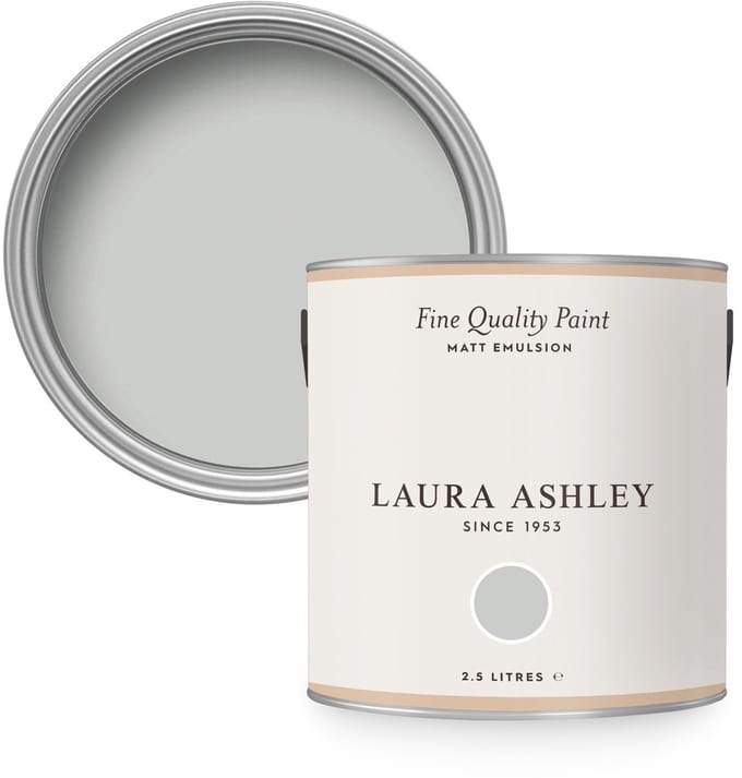 Laura Ashley Muurverf Mat 2.5L Soft Zilver