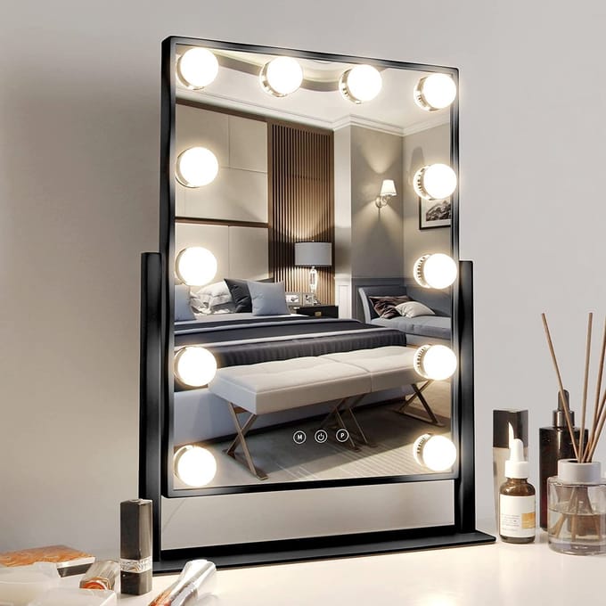 Luxe Make Up Spiegel – Make up Mirror – Kaptafel – Vrouwen Accessiores Cadeau