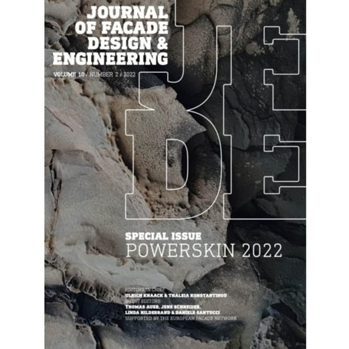 Powerskin 2022 - Journal Of Facade Design And Engineering