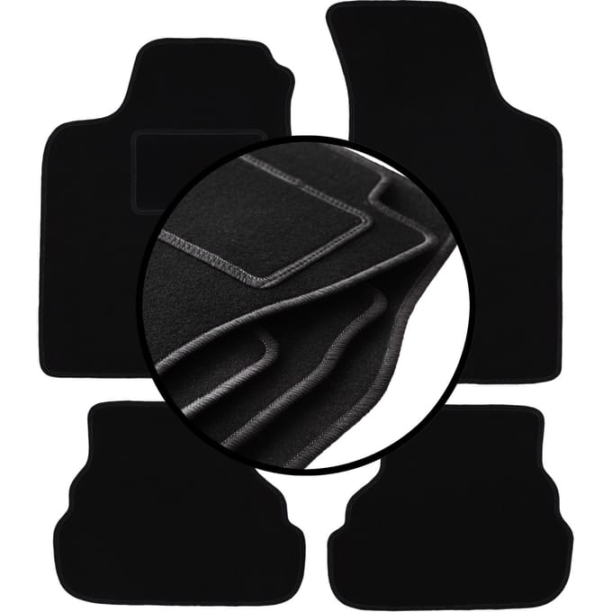 Complete set veloursmatten voor: Volkswagen Vento sedan (1991-1997)