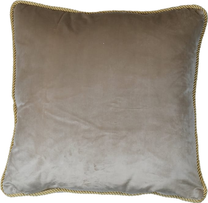kussen fluweel goud champagne 45x45cm