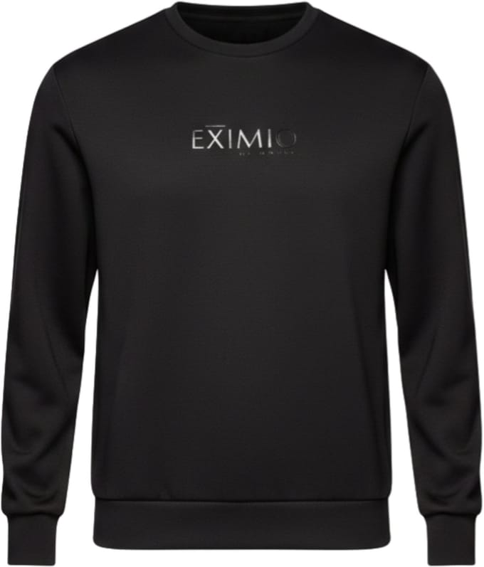 OMBRE Sweater - Regular Fit - Viscose - Lange Mouw Zwart S