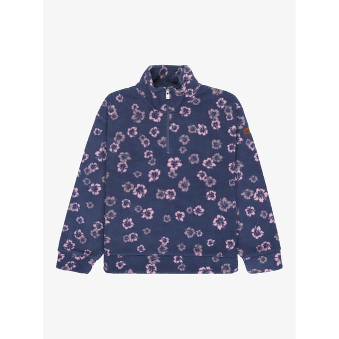 Roxy Calling All My Fleece Jas Bruin 10 Years Meisje