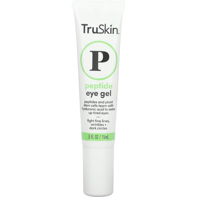 TruSkin, Peptide Eye Gel, 0.5 fl oz (15 ml) white