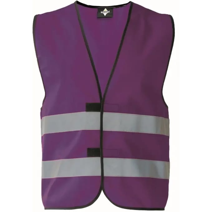 Korntex Functional Hi-Vis Safety Vest Dortmund KX100 - Violett - S