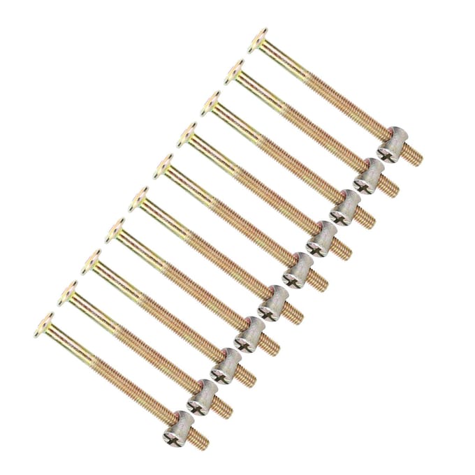 Meubels Zeskantige Kop Dunne Platte Kop Structurele Schroefbout Met Moeren (80 mm)