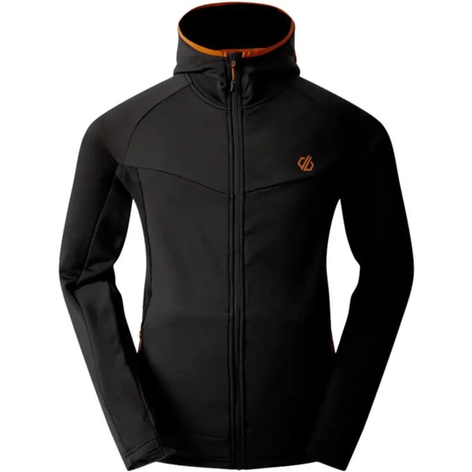 Fleece Heren Hooded Zipperjack Voor Skiën Assimilate Core Stretch