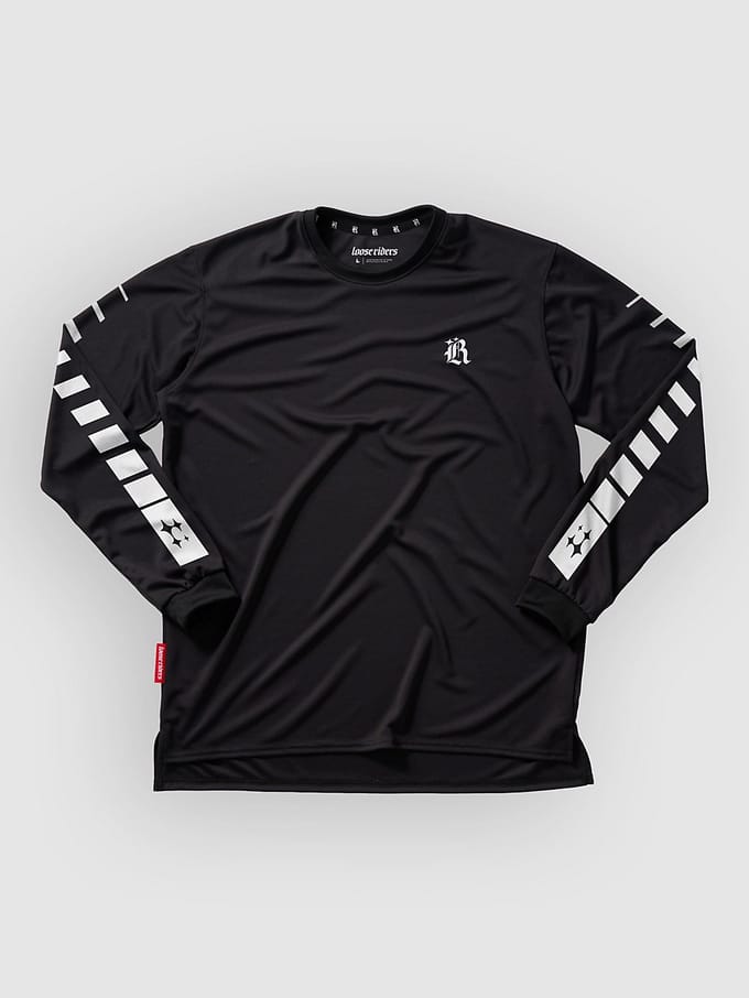 Loose Riders Shutter Long Sleeve Jersey zwart