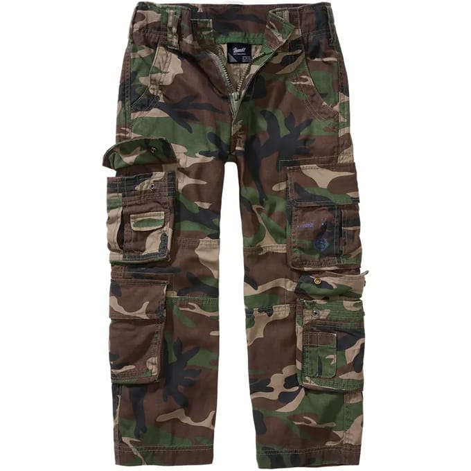 Brandit - Pure Kinder Cargobroek - Kids 122/128 - Groen