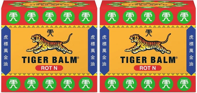 Tiger Balm Rood - Tijgerbalsem - Spierbalsem - 2 x 19 gram