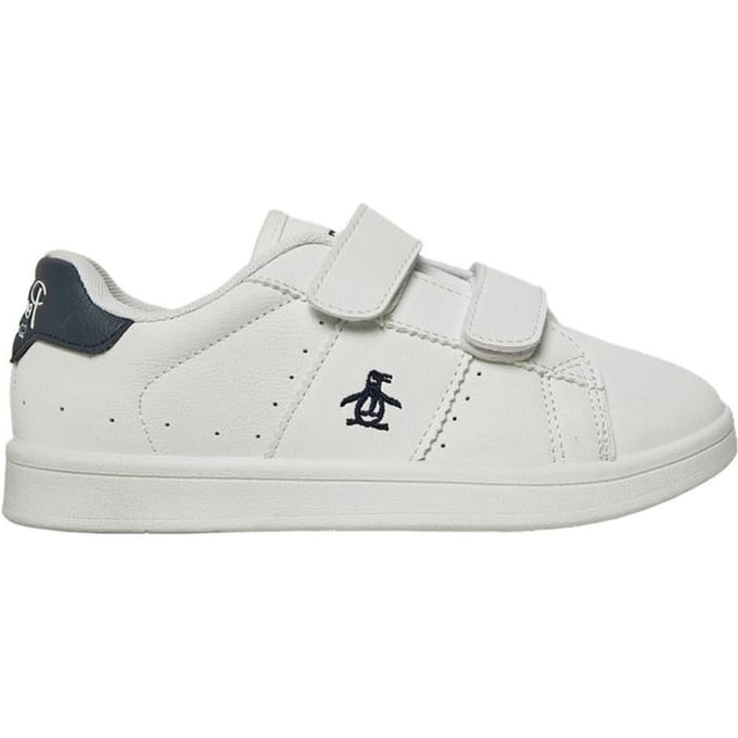 Penguin Junior Marmer Wit/Navy Sneakers