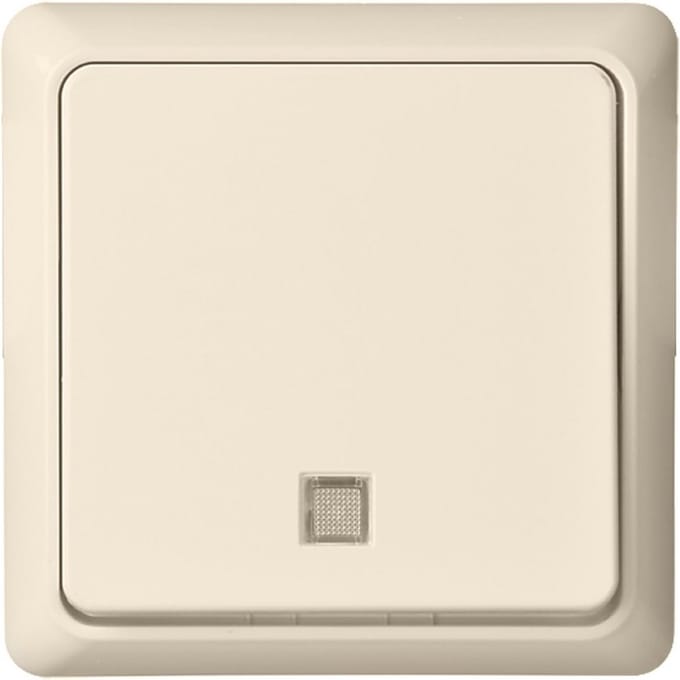 Verlichte Knop voor Inbouwmontage - 10A - IP20 - Zuiver Wit