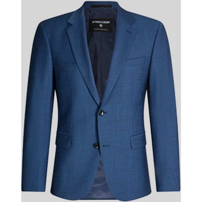 Flex Cross combinatiecolbert Aidan, middenblauw gemêleerd