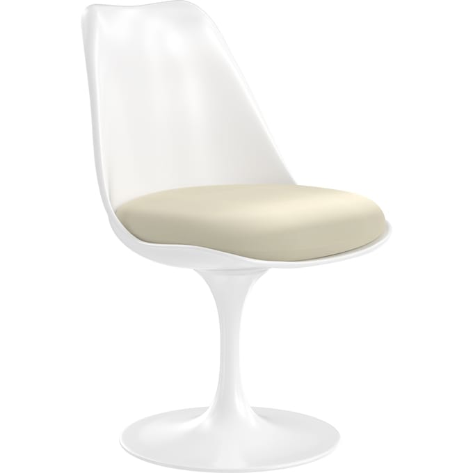 Knoll International - Saarinen Tulip Stoel - Tonus 4 (100) - ivory - wit