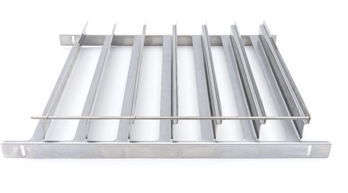 Onderstel met plank voor Combistoomoven - Geleider set - 7x 1/1 GN
