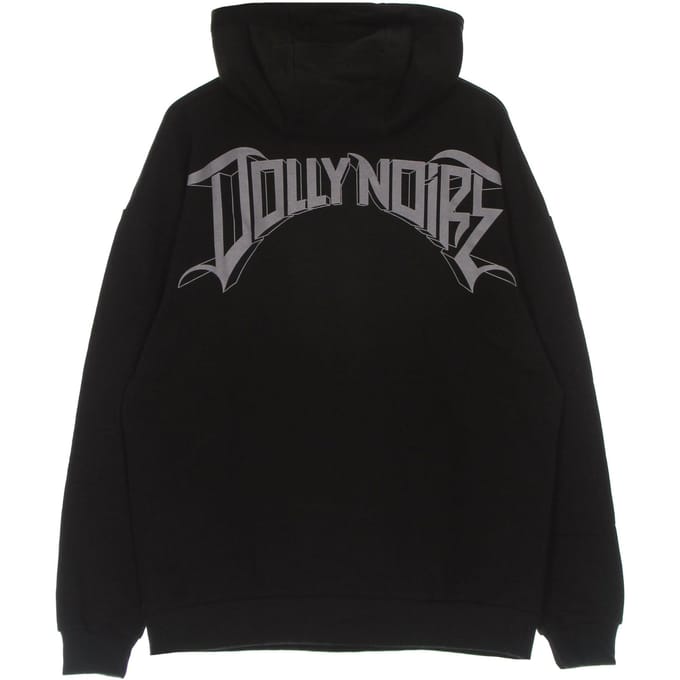 Lichtgewicht herensweatshirt met capuchon en 3D-letters in zwart